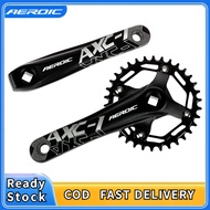 bike CrankSet MTB Crankset 1by 104 BCD Round chainring Crank set 34T SQUARED TAPERED Untralight