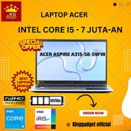 laptop acer a315-58-59fw core i5-1135g7 ram 12gb 256gb ssd 7 juta-an - ram 20gb