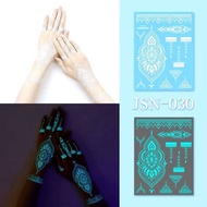 Instant Henna Stickers - Henna Stickers - White Henna Bridal Stickers