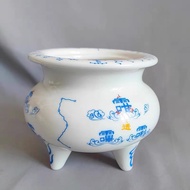 Mi Yuan Jindou Taoist Natural Ceramic Incense Burner Ceramic Incense Burner 208 Stars Qingtao Sanbao