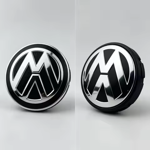 Hub Caps 4pcs WW Volkswagen Car Wheel Center Hub Caps Cover 3D 55mm 56mm 65mm 70mm For 4 5 6 7 Passa