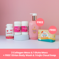 OSwell Collagen Maxx for Anti-aging and Gluta Maxx for whitening with Kojic Cloud Soap &amp; Instapink FDA APPROVED