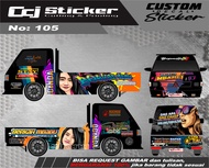 Decal stiker mobil pick up sticker mobil L300 Granmax T120ss futura new carry decal printing menutup