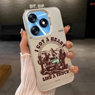 Case For Tecno Spark 10 10C 10 Pro Phone Truck Painting Hard Shell Shockproof