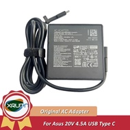 Genuine ADP-90RE B 20V 4.5A USB Type C AC Adapter Charger for Asus VivoBook S 14 M3402RA K3402ZA Viv