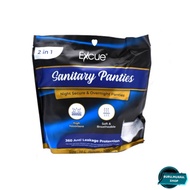 Excue Sanitary Panties (M-L Size) (2 pcs per pack)