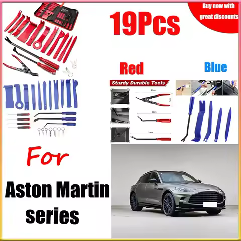 For Aston Martin 19PCS Car Stereo Disassembly Nylon Tool Kit Car Center Panel Disassembly Tool