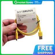 IKEA | Ikea Sittebrun Usb-C to Usb-C Cable 1m Light Yellow 605.394.84