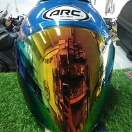 HELMET ARC NOVA WITH RAINBOW VISOR