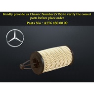 Mercedes Benz - C300 C350 C400 ML320 Oil Filter A276-180-00-09