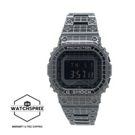 [Watchspree] Casio G-Shock Full Metal Case Bluetooth® Multi-Band 6 Tough Solar Grid Tunnel Design and Black Ion Plated Stainless Steel Band Watch GMWB5000CS-1D GMW-B5000CS-1D GMW-B5000CS-1