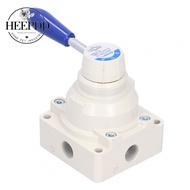 HEEPDD 3 Position 4 Way Air Hand Valve  Rotary Lever 4HV330?10 1/4NPT Control Pneumatic