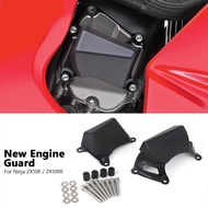 Motorcycle Accessories ZX10R ZX10RR Engine Cover Black Set Protection Engine Guard For Kawasaki Ninj