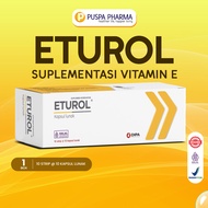 Eturol - Suplementasi Vitamin E 400 IU - 100 Kapsul/Box - BPOM & HALAL