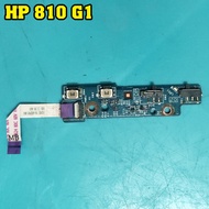 Cable And Power Button board, laptop Volume HP 810G1 Peel Off