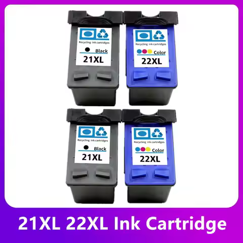 21 22 XL Compatible Ink Cartridge Replacement for HP 21 22 21XL 22XL HP21 Deskjet F2180 F2280 F4180 