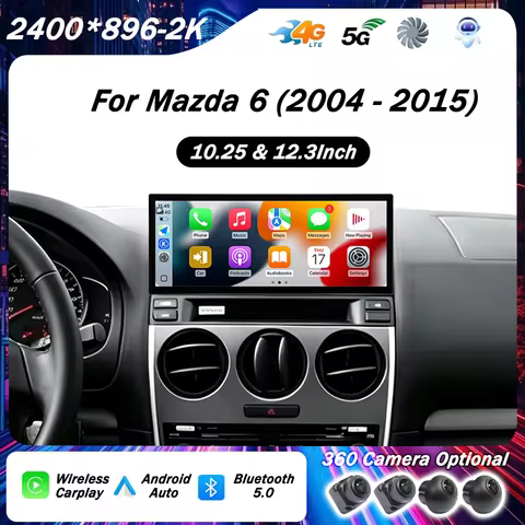 UIS7870/UIS7865 8Core 10.25/12.3" Android14 For Mazda 6 2004 - 2015 Car Radio Video Multimedia Playe