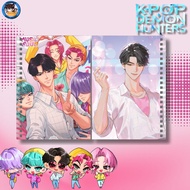 NOTEBOOK SAJA BOYS KPOP DEMON HUNTERS / BUKU CATATAN DEMON KPOP HUNTERS