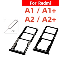 For Xiaomi Redmi A1  A2  A1+Plus  A2 +Plus  SIM Card Tray Slot Holder Adapter Micro SD Card Chip Dra