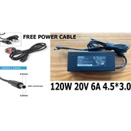 CHARGER MSI THIN GF63 GF76 120W 20V 6A 4.5*3.0MM A12-120P1A MS-16R5 MS-16RS LAPTOP CHARGER