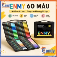 [ENMY] ENMY Marker Pen - Dark Ink, Sharp Drawing, High Durability, Diverse Colors for Art 60 colors