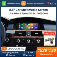 8.8'' Linux Head Unit Touch Screen For BMW 5 Series E60 E61 2005-2010 with CCC CIC System Car 1920*7