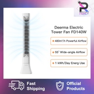 Deerma FD140W Electric Tower Fan Wide & Far Air Supply 3 Wind Modes 55° Oscillation Slim Space-Savin