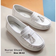 รองเท้าพยาบาล Sevengo รุ่นพื้น สูง1.5 นิ้ว F60157  รองเท้าพยาบาลสีขาว รองเท้าพยาบาลสุขภาพ