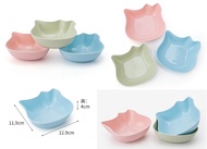 #0079 HFA Cat Head Bowl (12.9 L x 11.9 W x 4.0 H)cm