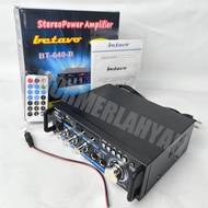 Amplifier BETAVO BT-640B Amplifier Mini bisa Bluetooth USB SD/MMC Card