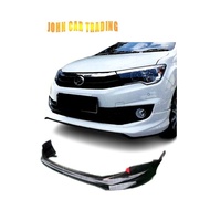 Ready Stock Perodua Bezza 2016 Pu Gear Up Front Skirt Bodykit Bezza Skirt Depan G-U Front Lip Pu Material