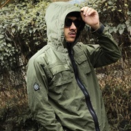 Troublemaker - Overshirt Hoodie - Cervelo Olive