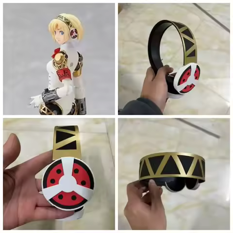 Game P3 Aegis Cosplay Headphones Headset Headwear Accessories Halloween Cosplay Costume Prop Game Pe