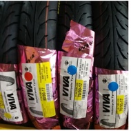 MOTORCYCLE TYRE VIVA TAYAR TUBELESS 70/90-17 ~ 80/90-17
