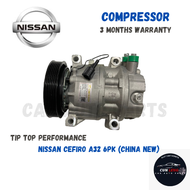 ✅3 Month Warranty✅ NISSAN CEFIRO A32 / A33 6PK CAR AIRCOND COMPRESSOR (CHINA NEW ITEM)