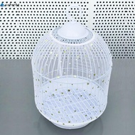 SUCHENHD Bird Cage  Bird Supplies Parrot Shining Shell Skirt  Bird Cage Accessories Catcher Guard