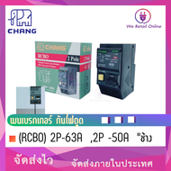 เมนเบรกเกอร์ กันไฟดูด (RCBO) 2P-63A/50A CHANG