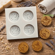 JEREMY1 Ramadan Moon Mold, Ramadan Themed Silicone Arabic Font Mold, Gift Making DIY Flexible Non-st