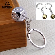 GANTUNGAN Dice Keychain Dice Keychain/ Six-Sided Dice Keychain Alloy Material for Gift Souvenirs