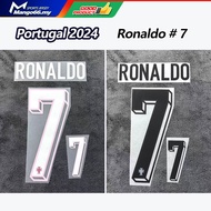Ronaldo #7 [Numbers] Portugal 2024 Jersey Numbers