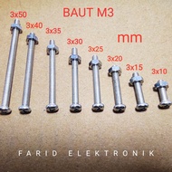 M 3 NUT - BOLT NUT