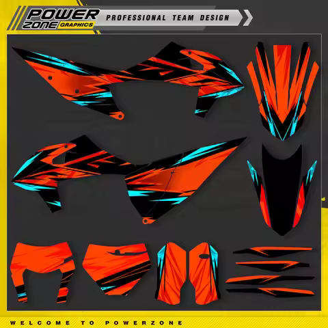 PowerZone For KTM EXC EXC-F 2020 2021 2022 2023 150 200 250 300 350 450 500 Graphics DECALS Stickers