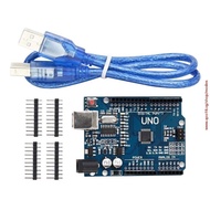 New Atmega328P Ch340G Uno R3 Board &amp; Usb Cable For Arduino Diy Fh