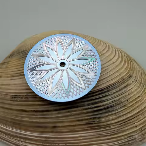 28.5mm Blue Sunray Dial With Sunflower Design Mother Of Pearl MOP Fit NH35/6/8 Movement SKX007 Watch