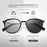 spek mata silau spek mata Sunglasses Women's Automatic Photochromic Myopia Glasses HD Sunglasses Pol