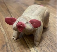 小豬 裝飾 木雕 庫存品 出清 店面裝飾 木質豬 擺飾 可愛