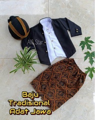 Setelan Baju Adat Jawa  Baju Tradisional Anak  Baju Dalang