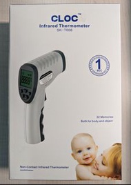 [斷捨離家居] CLOC 非接觸式紅外線家用額溫探熱槍 （抗疫物品 / 感冒發燒 / 嬰兒或兒童護理  ）