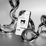 AUG8 STORE 白眼女情侶電鍍鏡面iPhone手機殼 亮面軟殼