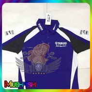 BAJU YAMAHA COLLAR TSHIRT (Blue) T-SHIRT